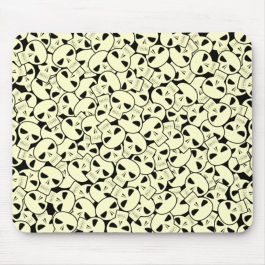 Tapis De Souris Crânes - Mousepad (Devant)