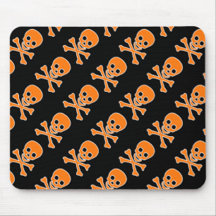 Tapis De Souris Crânes Mousepad de pirate de Halloween