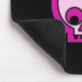 Tapis De Souris Crânes roses Mousepad (Coin)