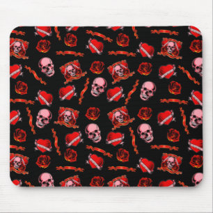 Tapis De Souris Crânes Valentine