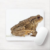 Tapis De Souris Crapaud commun ou crapaud européen (Bufo bufo) pis (Avec souris)