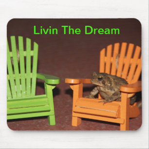 Tapis De Souris Crapaud dans une chaise