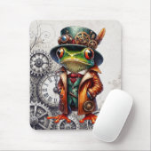Tapis De Souris Crapaud Steampunk & engrenages (Avec souris)