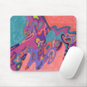 Tapis De Souris Crashers de lune, art abstrait (Avec souris)
