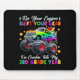 Tapis De Souris Crashin 'Dans Mon Monstre Camion 3e année Premier 