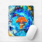 Tapis De Souris Cravate de champignon teinte (Avec souris)