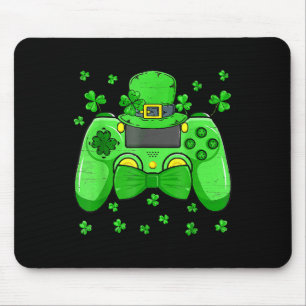 Tapis De Souris Cravate papillon manette de jeu vidéo irlandais St