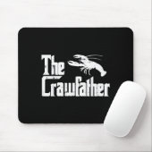 Tapis De Souris Crawfihe Crawfather Funny Crayfish Parody Dad Papa (Avec souris)