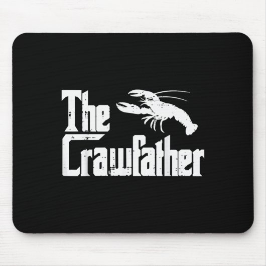 Tapis De Souris Crawfihe Crawfather Funny Crayfish Parody Dad Papa (Devant)