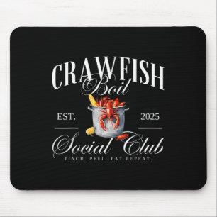 Tapis De Souris Crawfish Boil Social Club Cajun Seafood Festival S