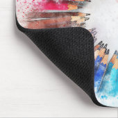 Tapis De Souris Crayon aquarelle (Coin)