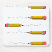 Tapis De Souris Crayon blanc (Devant)