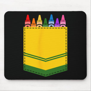Tapis De Souris Crayon Boîte de poche Enseignant Costume cadeau