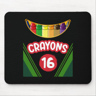 Tapis De Souris Crayon Box Fun Enseignant Étudiant Crayon Squad Ha