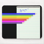 Tapis De Souris Crayon et portable (Devant)