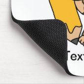 Tapis De Souris Crayon fait sur commande Mousepad de singe - (Coin)