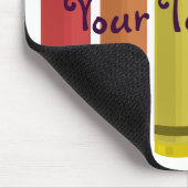Tapis De Souris Crayon Mousepad (Coin)