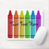 Tapis De Souris Crayon Mousepad (Avec souris)