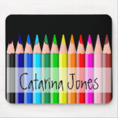Tapis De Souris Crayons - customisés (Devant)