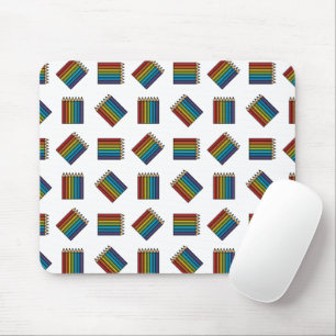 Tapis De Souris Crayons de couleur arc-en-ciel