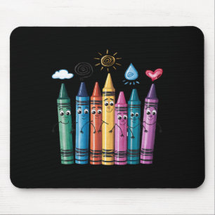Tapis De Souris Crayons de couleur Humeur de crayon à la mode Vend