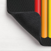 Tapis De Souris Crayons de fierté arc en ciel (Coin)