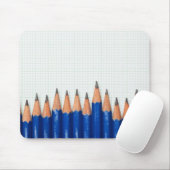 Tapis De Souris Crayons et papier de graphique (Avec souris)