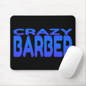 Tapis De Souris Crazy Barber (Avec souris)