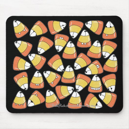 Tapis De Souris CRAZY Candy Corn ! (Devant)
