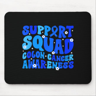 Tapis De Souris Crc colon cancer awareness support squad blue
