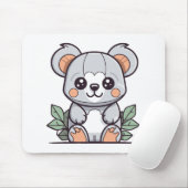 Tapis De Souris Création Kawaii Magic Koala Vector (Avec souris)