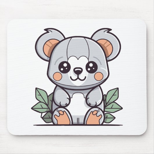 Tapis De Souris Création Kawaii Magic Koala Vector (Devant)