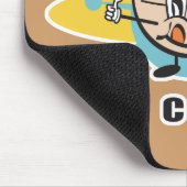 Tapis De Souris création rétro de café chaud (Coin)