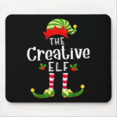 Tapis De Souris Creative Christmas Elf Matching Pajama X-mas Party (Devant)