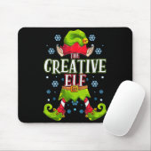 Tapis De Souris Creative Elf Matching Family Group Christmas Party (Avec souris)
