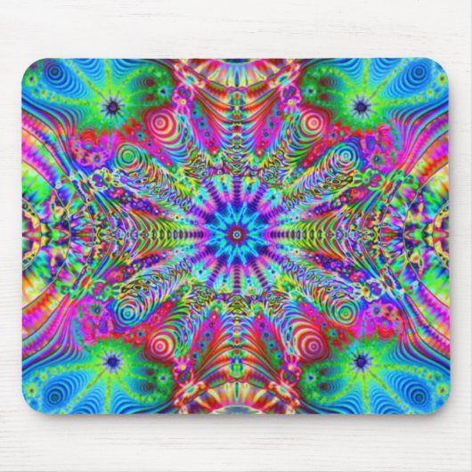 Tapis De Souris Creatrip cosmique - conception trippy (Devant)