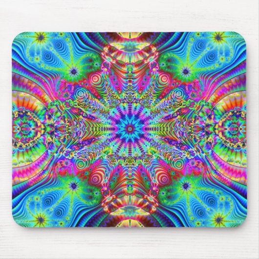 Tapis De Souris Creatrip cosmique - conception trippy (Devant)