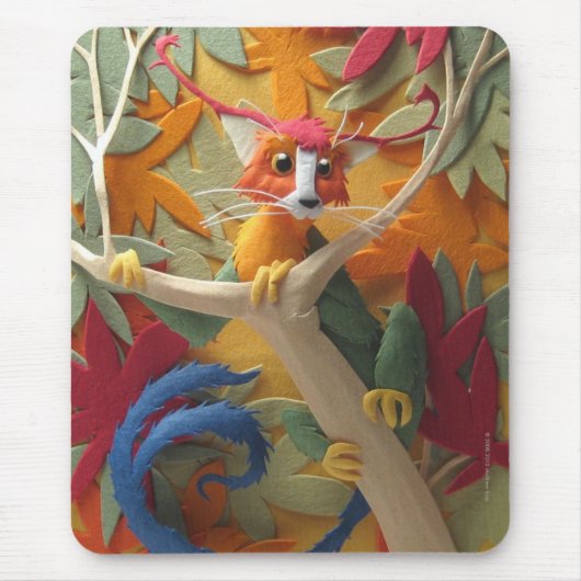 Tapis De Souris Créature dans les arbres Mousepad (Devant)