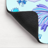 Tapis De Souris Créature de la fée mauve de sirène (Coin)