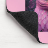 Tapis De Souris Créature hybride Murloc/Chouette rose (Coin)