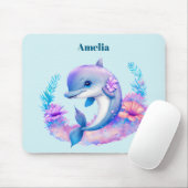 Tapis De Souris Créature Mer Dauphin Cute (Avec souris)