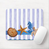 Tapis De Souris Créatures marines nautiques (Avec souris)