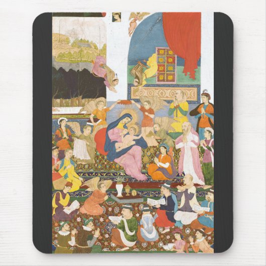 Tapis De Souris Crèche à l'indienne (Devant)