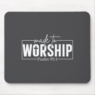 Tapis De Souris Créé Pour Adorer Psaume 95 1 Verset de la Bible Ch