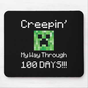 Tapis De Souris Creepin' My Way À Travers 100 Jours! ! ! Dessin