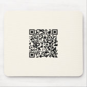 Tapis De Souris Créer instantanément un code QR | Modifiable blanc (Devant)