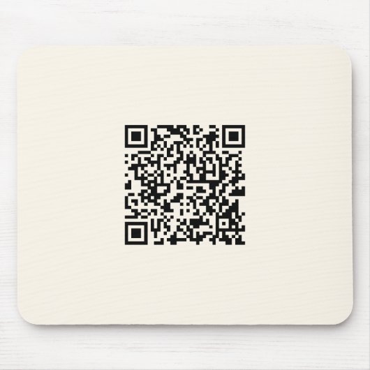 Tapis De Souris Créer instantanément un code QR | Modifiable blanc (Devant)