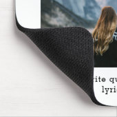 Tapis De Souris Créer votre propre photo de devis personnalisée (Coin)