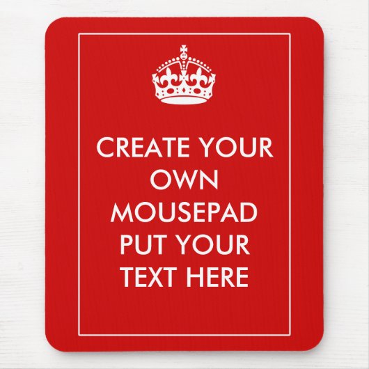Tapis De Souris Créez vos propres (Devant)