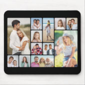 Tapis De Souris Créez vos propres angles ronds 12 Photo Collage (Devant)